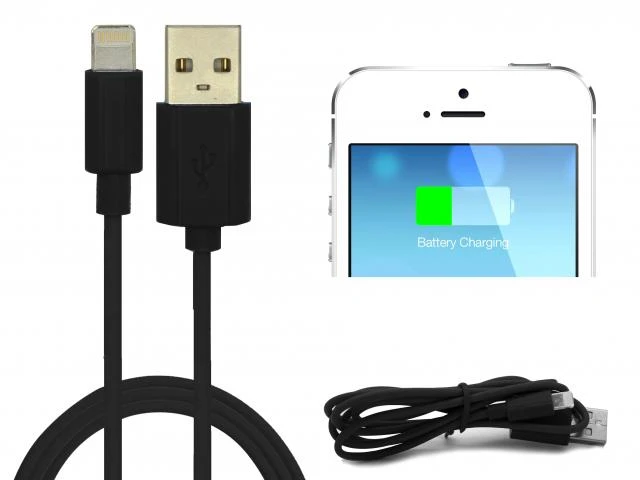 IPHONE 5 DATA CABLE BLACK